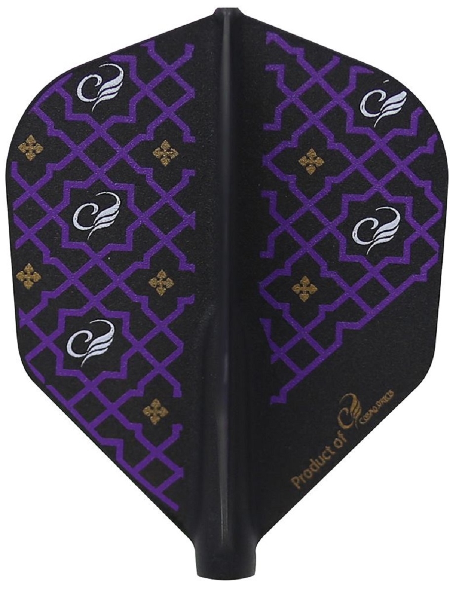 Cosmo Darts Fit Flights Printed Series Renaissance_B Purple Shape ...